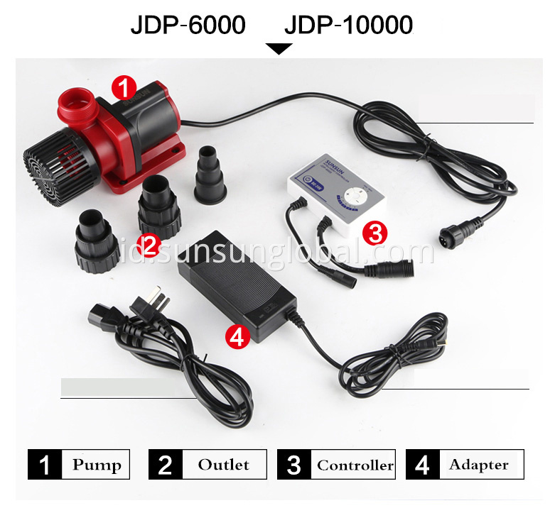 Sunsun China 24 Volt Otomatis Tekanan Tinggi Penambangan Listrik Pompa Air DC